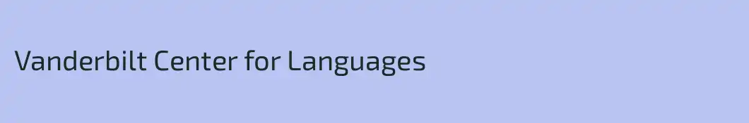 Vanderbilt Center for Languages